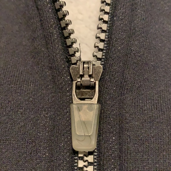 Nike men’s hoodie unfinished hem M zip up pullover - Picture 4 of 6